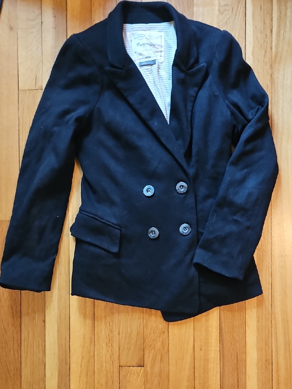 Cartonnier Gray & Cream Striped Shirt
